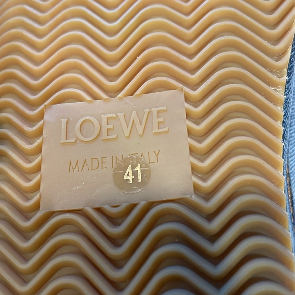 Loewe Deconstructed Denim Low-Top Sneakers - Sz 11/41 NEW - Picture 8 of 14